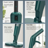 S5 Green  Cordless Electric Spin Mop with Spray Function USB Rechargeable Floor Cleaner - Dual Rotating Mop Heads, Wet and Dry Cleaning, Lightweight Home Cleaning Solution for Hard Floors