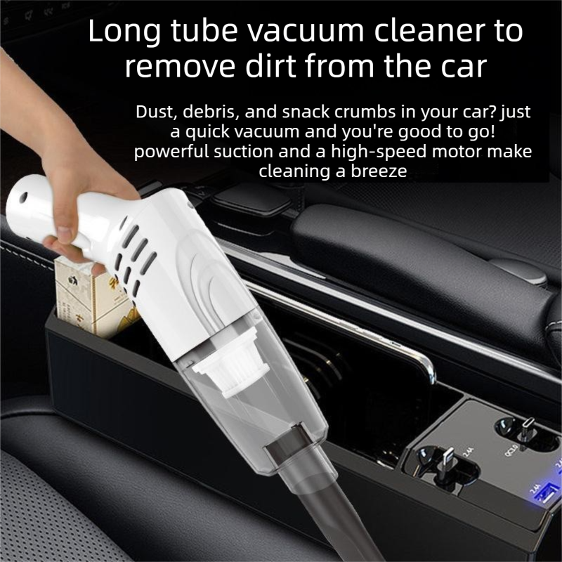 2-piece Home Cleaning  Bundle - Red UV Mattress Mite Vacuum Cleaner & White Cordless Handheld Stick Vacuum Set, Wireless Rechargeable Home Car Pet Hair Cleaning Kit