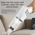 2-piece Home Cleaning  Bundle - Red UV Mattress Mite Vacuum Cleaner & White Cordless Handheld Stick Vacuum Set, Wireless Rechargeable Home Car Pet Hair Cleaning Kit