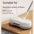 White Cordless Electric Spray Mop with LED Light Adjustable Handle Wireless Self-Propelled Floor Cleaner for Wooden flooring, tile flooring, concrete flooring