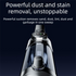 Black and Grey Cordless Handheld Vacuum Cleaner 17000Pa High Suction Portable Rechargeable 5 in 1 Car Home Cleaning Device Multi Function Dust Removal Tool Lightweight Easy Clean ECO MAX Modes