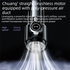 Black and Grey Cordless Handheld Vacuum Cleaner 17000Pa High Suction Portable Rechargeable 5 in 1 Car Home Cleaning Device Multi Function Dust Removal Tool Lightweight Easy Clean ECO MAX Modes