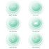 Blue 1.5L Ultrasonic Humidifier with 360° Rotating Mist Nozzle, Quiet Aroma Diffuser & 7-Color Night Light, ABS Desktop Air Moisturizer for Bedroom, Office & Home