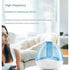 Blue 1.5L Ultrasonic Humidifier with 360° Rotating Mist Nozzle, Quiet Aroma Diffuser & 7-Color Night Light, ABS Desktop Air Moisturizer for Bedroom, Office & Home