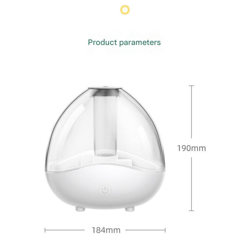 Blue 1.5L Ultrasonic Humidifier with 360° Rotating Mist Nozzle, Quiet Aroma Diffuser & 7-Color Night Light, ABS Desktop Air Moisturizer for Bedroom, Office & Home