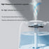 Black 650ML USB Mini Humidifier with Aromatherapy Function, Cool Mist Air Humidifier for Bedroom, Home Office, Quiet Large Mist Output Diffuser with Night Light