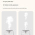 Black 650ML USB Mini Humidifier with Aromatherapy Function, Cool Mist Air Humidifier for Bedroom, Home Office, Quiet Large Mist Output Diffuser with Night Light