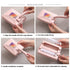 Purple Double Roller Cleaning Brush - PP Material, Sealed Dustpan Design with Detachable Rollers - Lightweight Carpet Sofa Bed Sweeper for Pet Hair and Crumbs