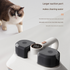 White Wireless Handheld Mite Remover Vacuum - Dual Cup Strong Suction UV Sterilization High Frequency Tapping Portable Bed Sofa Cleaner for Home