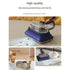 White Cordless UV-C Mite Remover Vacuum - 400ml Dust Cup, High-Frequency Tapping, Ergonomic Handle, Deep Cleaning for Bedding carpet Sofa Pet Hair