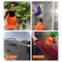 3L Orange Pressure Sprayer - PP Plastic Garden Watering Can with Adjustable Brass Nozzle, Hand Pump for Plants and Home Cleaning