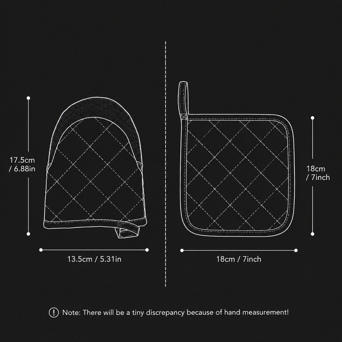 Red Heat Resistant Oven Mitts Set 1 Pair and 4 Pot Holders Quilted Cotton Kitchen Heat Protection Gloves and Pads Silver Coated Non Slip Baking Cooking Kitchen Accessories