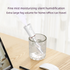 White 2 in 1 Portable Facial Mist Humidifier Nano Mist Sprayer Hydration Device USB Rechargeable Skin Moisturising Sprayer for Home Office Travel Beauty Skincare