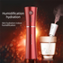 Red 2 in 1 Portable Facial Mist Humidifier Nano Mist Sprayer Hydration Device USB Rechargeable Skin Moisturising Sprayer for Home Office Travel Beauty Skincare