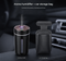 Black Car Aroma Diffuser Humidifier with Storage Box, USB Powered Car Air Freshener Mist Maker, Portable Vehicle Humidifier with Organizer Holder, Essential Oil Diffuser for Auto Interior Decoration