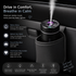 Black Car Aroma Diffuser Humidifier with Storage Box, USB Powered Car Air Freshener Mist Maker, Portable Vehicle Humidifier with Organizer Holder, Essential Oil Diffuser for Auto Interior Decoration