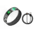 Smart Ring Size 10 (Black) – Frosted Black Wellness Tracker with Heart Rate, Blood Oxygen, Sleep, Steps and Mood Monitoring, IP68 Waterproof USB Magnetic Charging Ring