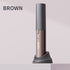 Brown Portable Cordless Hair Straightener Brush Rechargeable Mini Hair Styling Comb, USB-C Fast Charging, 4 Temperature Settings 140-220°C, Anti-Scald Design, Travel Hair Straightener for Home & On-the-Go Styling