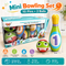 Mini Bowling Set 10 Pins 2 Balls Indoor Outdoor Family Party Game Soft Bowling Toy Set Small Size Sports Activity Set for Home Garden Recreation and Fun Entertainment