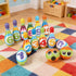 Mini Bowling Set 10 Pins 2 Balls Indoor Outdoor Family Party Game Soft Bowling Toy Set Small Size Sports Activity Set for Home Garden Recreation and Fun Entertainment