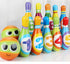 Large Bowling Set 10 Pins 2 Balls Indoor Outdoor Family Party Game Soft Bowling Toy Set Extra Large Size Sports Activity Set for Home Garden Recreation and Fun Entertainment