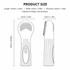 Beige Heated Silicone Facial Cleansing Brush - Dual Sided, Rechargeable, 3 Vibration Levels, Magnetic Charging for Daily Skincare, Bathroom and Travel