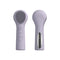 Purple Heated Silicone Facial Cleansing Brush - Dual Sided, Rechargeable, 3 Vibration Levels, Magnetic Charging for Daily Skincare, Bathroom and Travel
