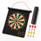 15 Inch Magnetic Dart Board Set - 46 x 38 cm, 3 mm Thick Target with 4 Darts, Compact Indoor Family Game for Home, Parties and Travel