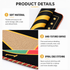 15 Inch Magnetic Dart Board Set - 46 x 38 cm, 3 mm Thick Target with 4 Darts, Compact Indoor Family Game for Home, Parties and Travel