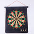 15 Inch Magnetic Dart Board Set - 46 x 38 cm, 3 mm Thick Target with 4 Darts, Compact Indoor Family Game for Home, Parties and Travel