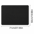 Black Extra Large Silicone Countertop Protector & Dish Drying Mat - Dishwasher Safe (71x50cm)