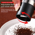 Dual Head Manual Pepper Grinder Silver Spice Mill with Adjustable Coarseness 20.5cm Kitchen Seasoning Tool