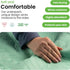 Reusable Washable Underpad - 86 x 91 cm Mint Green Waterproof Absorbent Bed Pad for Adults and Pets, Bedwetting, Incontinence Care and Pet Training