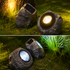 Solar Rock Garden Light - Outdoor LED Landscape Light with Solar Panel, Waterproof Stone Effect Lamp
