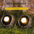 Solar Rock Garden Light - Outdoor LED Landscape Light with Solar Panel, Waterproof Stone Effect Lamp