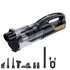 (Black and gold)Cordless Handheld Vacuum Cleaner - 2 in 1 Blow and Suction - Cyclone Dust Cup, Car and Home Use