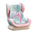 Macaron Pink Mini Doll Safety Seat with Magnetic Base, Car Dashboard Plush Toy Holder Decoration