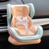 Grapefruit Mini Doll Safety Seat with Magnetic Base, Car Dashboard Plush Toy Holder Decoration