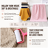 5 Piece Pink Waffle Weave 100% Cotton Towel Set - Quick Dry Absorbent Bath Towel, 2 x Towels and 2 x Face Towels with Hanging Hook for Home and Guest Use