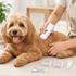 Pink Portable Pet Grooming Clipper for Dogs and Cats - IPX7 Waterproof USB Rechargeable Low Noise Hair Trimmer with Ceramic Blade and 4 Combs for Home Veterinary Use