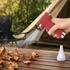 White Portable Cordless Turbo Fan and Hair Dryer - 20 m/s USB Rechargable Air Duster with 4 High Speeds and Compact Low Noise Design for Camping, Car Cleaning and Inflation