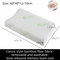 2 Pack Wave Shaped Contour Memory Foam Pillow with Washable Bamboo Fibre Covers - 3-5 Second Slow Rebound and High Low Neck Support for Back and Side Sleepers, 60 x 40 CM / F51 Style