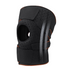 Black Sports Knee Brace 1 Pair - Adjustable Open Patella Support with 4 Spring Stabilisers, Compression Straps, Breathable Moisture-wicking Lining and Non Slip Design for Running, Gym and Cycling