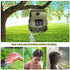 20L / 5 Gallon Solar Heated Camping Shower Bag (Dark Green / Mesh Storage Pocket) - Foldable Outdoor Hanging Shower with Thermometer, Rotating Shower Head and Hose Clip for Hiking and Travel