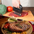 Stainless Steel Meat Tenderizer Tool - Heavy Duty 48 Needle Spring Loaded Tenderiser with Safe Baffle and Handle for Steak Beef Pressing and Everyday Kitchen Prep
