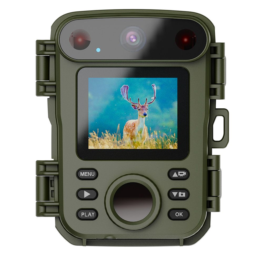 32MP 1080P Infrared Night Vision Scouting Camera, IP66 Waterproof Outdoor Wildlife Sensor Camera with 2
