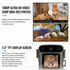 32MP 1080P Infrared Night Vision Scouting Camera, IP66 Waterproof Outdoor Wildlife Sensor Camera with 2" Color Screen & 20m PIR Range for Home Farm Security and Fauna Tracking