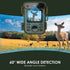 32MP 1080P Infrared Night Vision Scouting Camera, IP66 Waterproof Outdoor Wildlife Sensor Camera with 2" Color Screen & 20m PIR Range for Home Farm Security and Fauna Tracking
