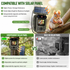 32MP 1080P Infrared Night Vision Scouting Camera, IP66 Waterproof Outdoor Wildlife Sensor Camera with 2" Color Screen & 20m PIR Range for Home Farm Security and Fauna Tracking