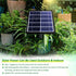 Solar Powered Automatic Irrigation System with Digital Control Panel & Timer - Weatherproof Durable Drip and Sprinkler Watering Tool Kit for Indoor and Outdoor Use